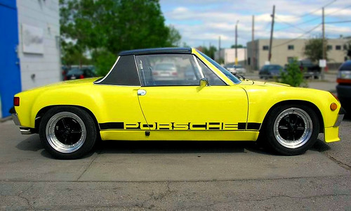 This is a Porsche 9146 which was set up for the race track
