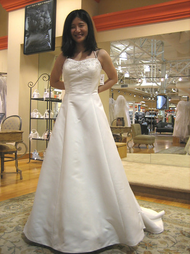 big white wedding dress
