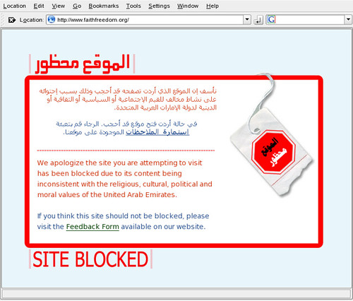 Internet censorship in UAE