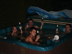 Christmas Day '06 In the Hot Tub!