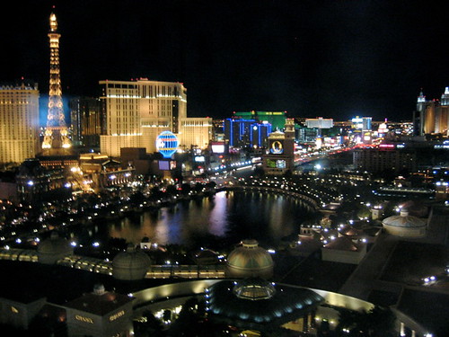 The view from our room at Caesars