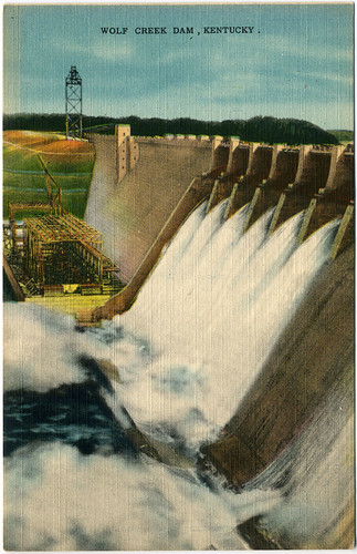 Postcard:  Wolf Creek Dam, Kentucky