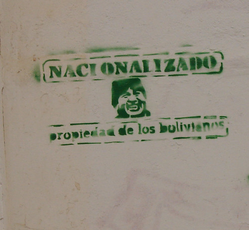 Nacionalizado boliviano Evo morales