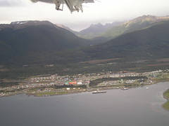 Puerto Williams from plane