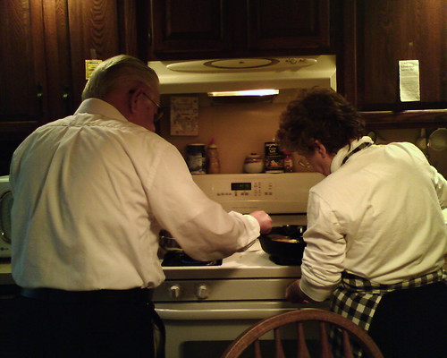 My Parents Cooking Latkes