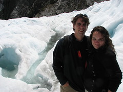 Pete & Charlie on the Franz Josef Glacier