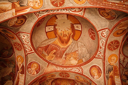 fresco painting of Apple Church