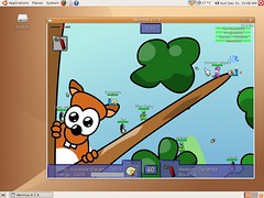 Ubuntu - Wormux game Screenshot-1