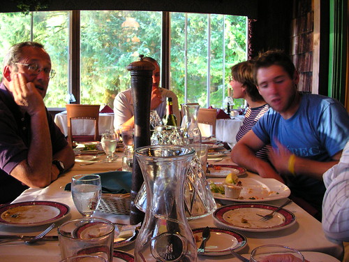 Lake Quinault Lodge dinner Charlie B 