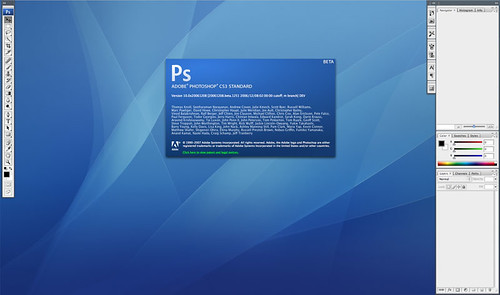 Photoshop CS3 Startscreen