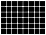 efecto contraste puntos negros