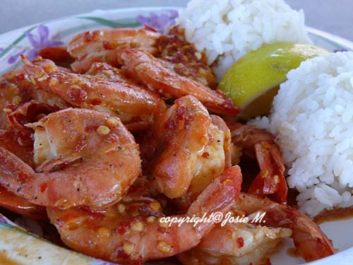 spicy shrimps