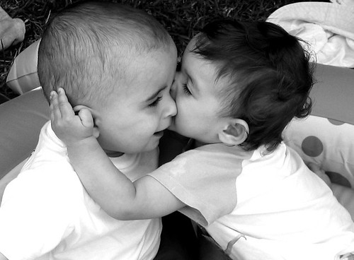 O amor está num beijinho...