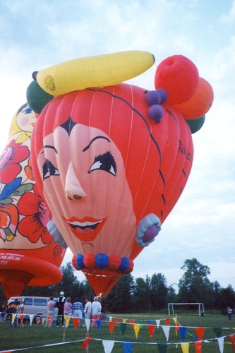 Russian Girl's Head Balloon