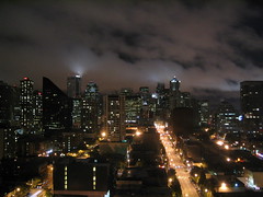 Downtown Seattle At Night