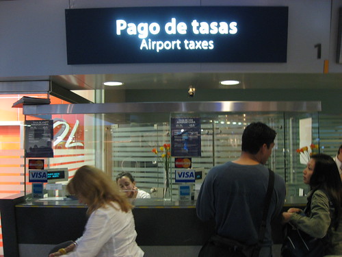 Airport taxes of 18USD