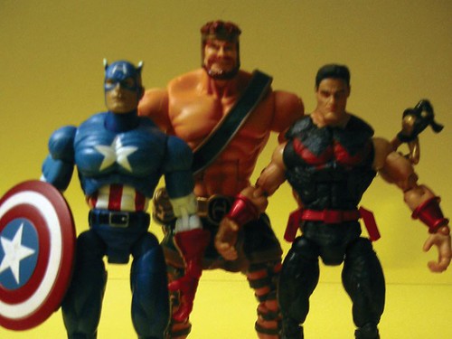 Captain America, Hercules and Wonderman (and Yellow Jacket)