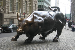 NYC - Bowling Green: Charging Bull by wallyg, on Flickr