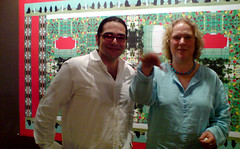 Artists Bassem Mansour & Fritzi Metzger at Al-Bareh