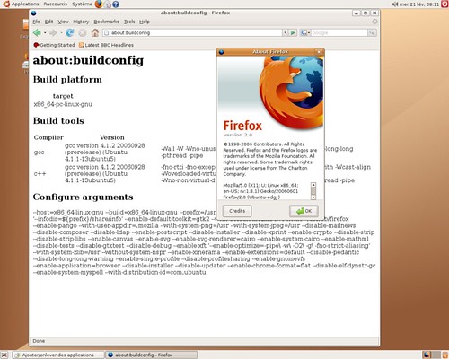 Firefox 2.0 pour AMD64 avec l'Edgy Eft