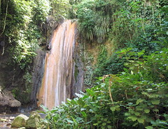St Lucia Soufriere gardens diamond falls