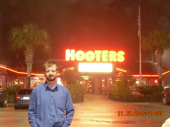 Me outside Hooters