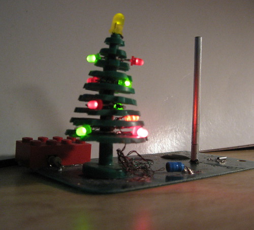 USB-Powered LEGO Christmas Tree and Festivus Pole by Jake of All Trades.