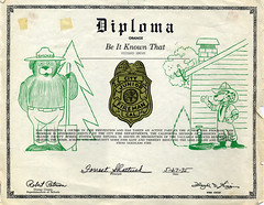 Smokey Bear Diploma