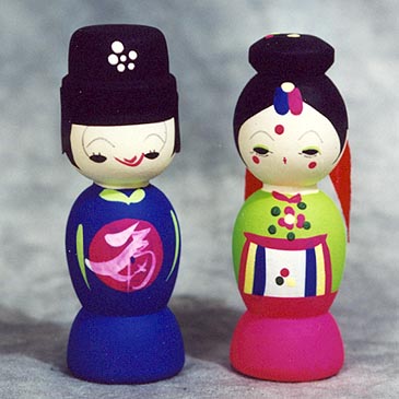 Korean wedding dolls Marriage is a wonderful journey