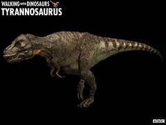 Tyrannosaurus rex as seen in Walkin with Dinosaurs