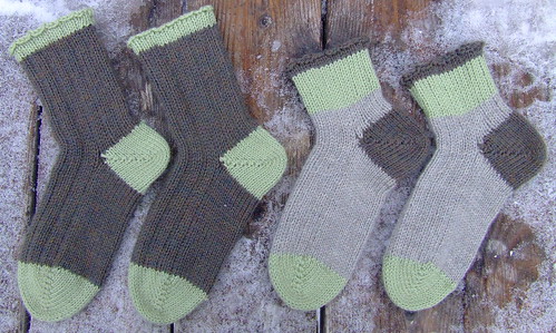 Socks knit for a friend
