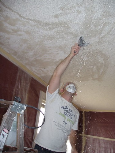 Popcorn Ceiling Removal - Oh The Fun!