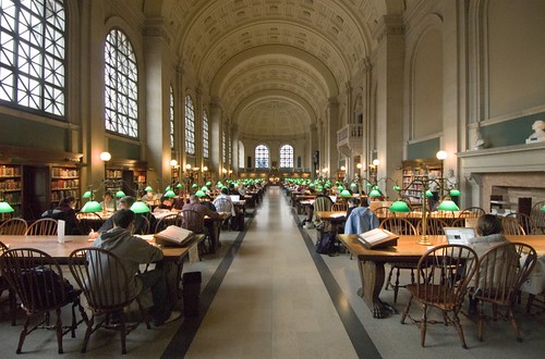 Reading Room, Boston Public Library