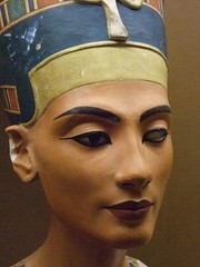 Replica of the bust of Queen Nefertiti 18th Dy...