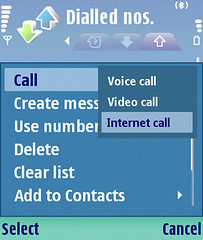 Nokia Dialing Options