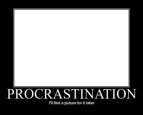 Procrastinar poster