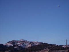 Moon Over Mt. Rose