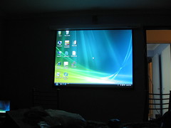 New projection screen