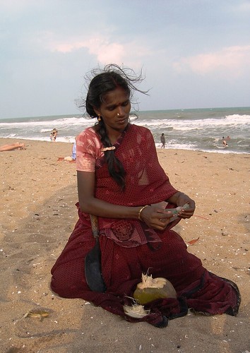 coconut women at auro beach