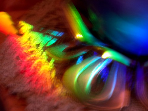 Moving colour light painting