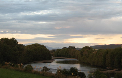 A view up the Hutt River