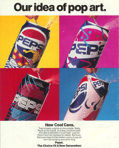 Vintage Ad #147 - Pepsi Pop Art
