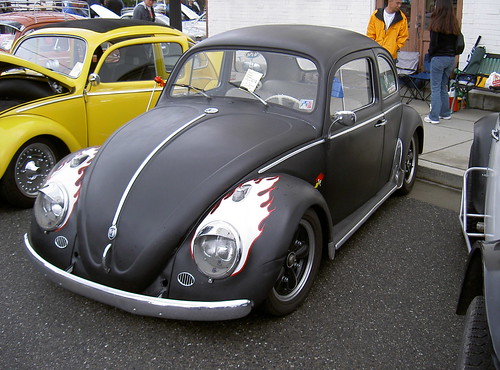 VW Bug custom Nice clean custom 1961 or 1962 Bug done in flat black with