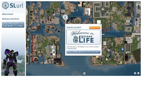Second Life Map Advertising