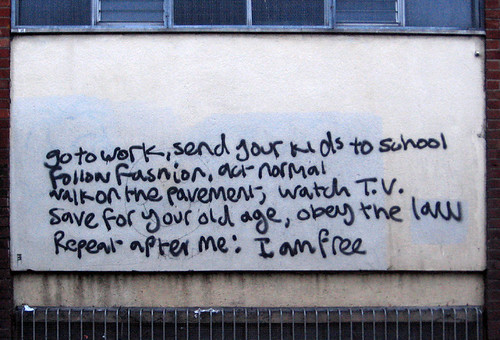 Grafitti acerca de la libertad