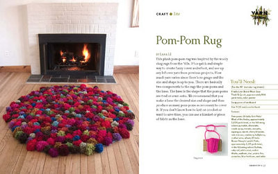 Pompom rug from Crafitivity