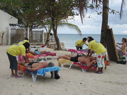 Beach massage - sir Jan