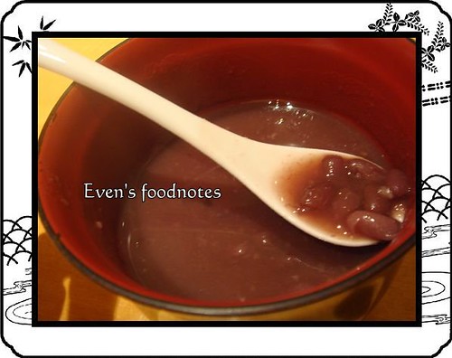 壽樂日本料理_甜點：紅豆湯