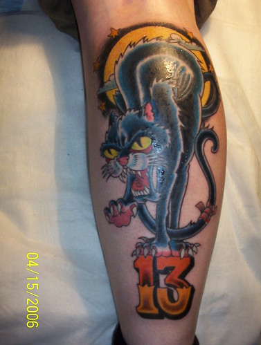 pussy cat tattoo | Flickr - Photo Sharing!