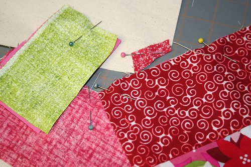 pin pieces right sides together, sew